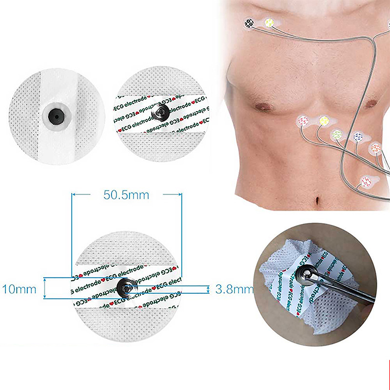 Ecg Patch Monitor - 50 قطعة/الحقيبة القطب التصحيح الطبية المتاح