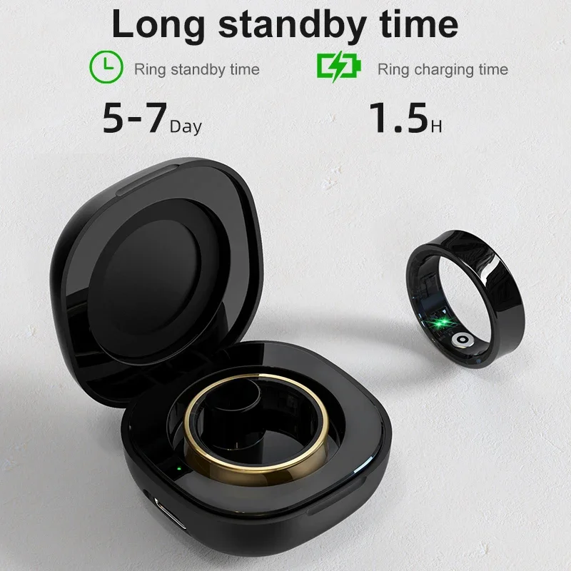 Temperature Ring Skin - خاتم ذكي للرجال والنساء مع علبة