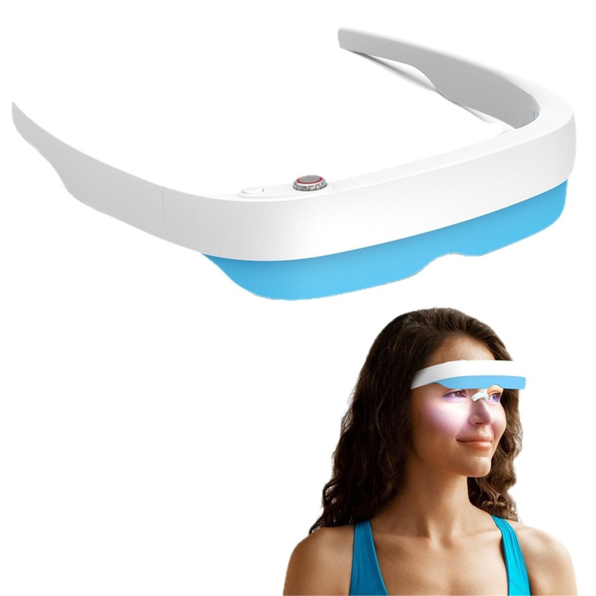 نظارات العلاج الضوئي DT75BG، م - مراجعة Light Therapy Glasses وسعره