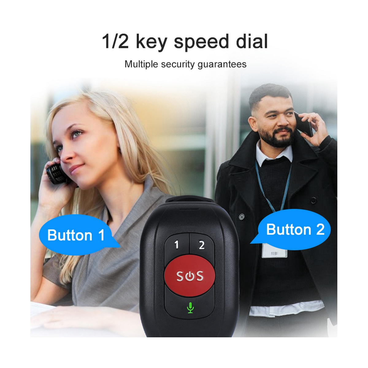 ساعة ذكية V48 لكبار السن والأط - مراجعة Fall Detection Watch وسعره