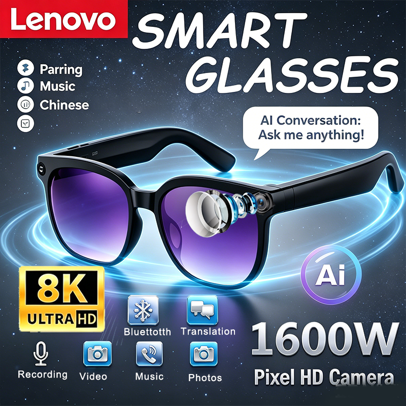 نظارات لينوفو الذكية بالذكاء ا - مراجعة Smart Glasses Lens وسعره
