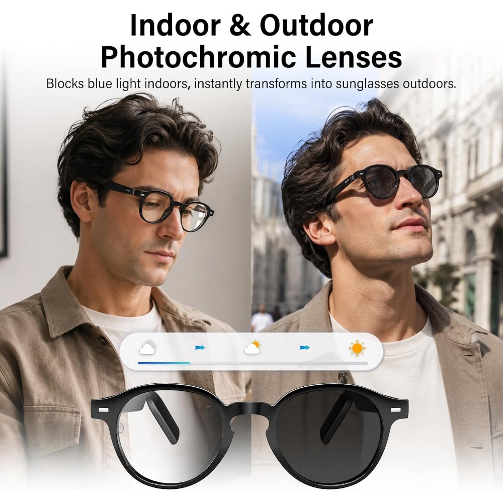 نظارات ذكية بتقنية الذكاء الاص - مراجعة Smart Glasses Lens وسعره