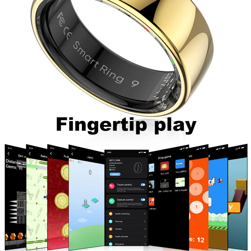 خاتم ذكي للرجال والنساء مع علب - مراجعة Temperature Ring Skin وسعره