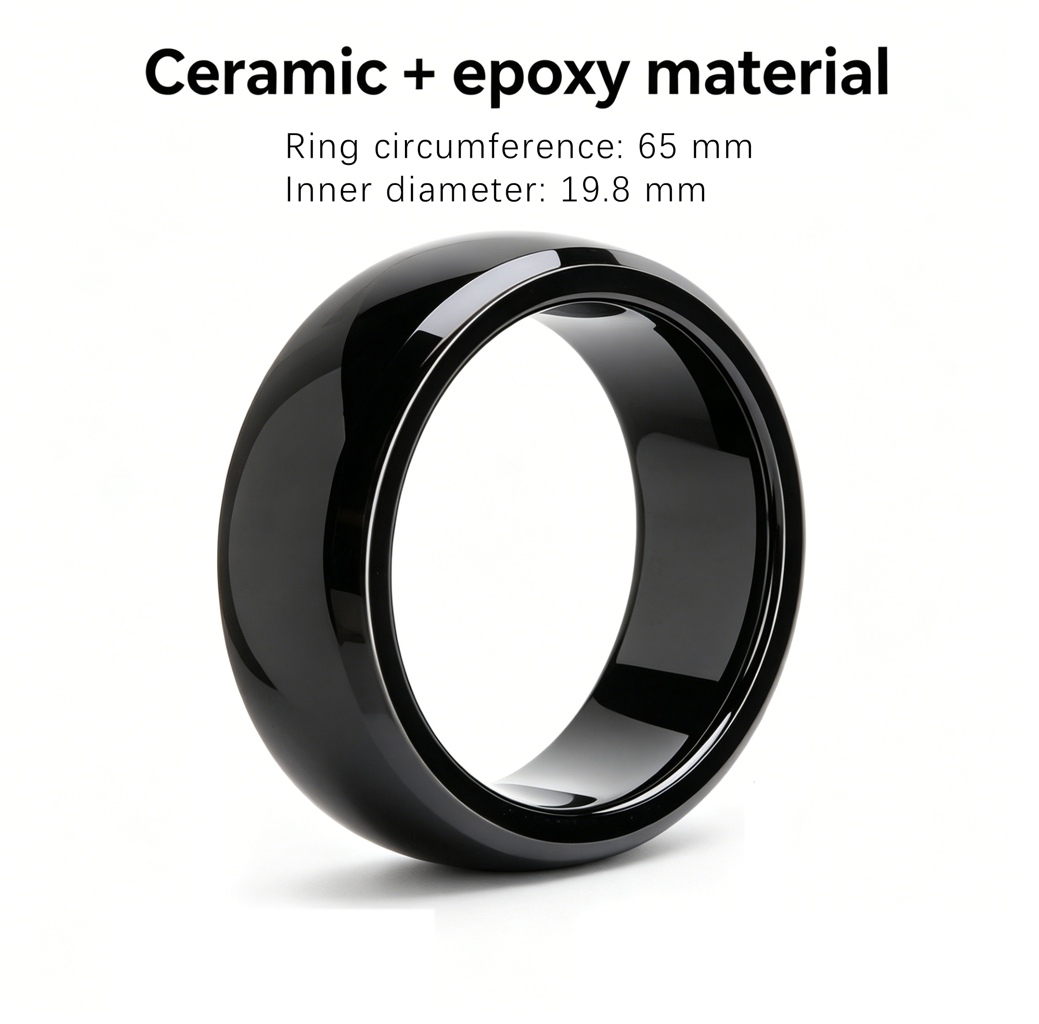 خاتم ذكي من السيراميك بالكامل  - مراجعة Smart Ring Nfc Pay وسعره