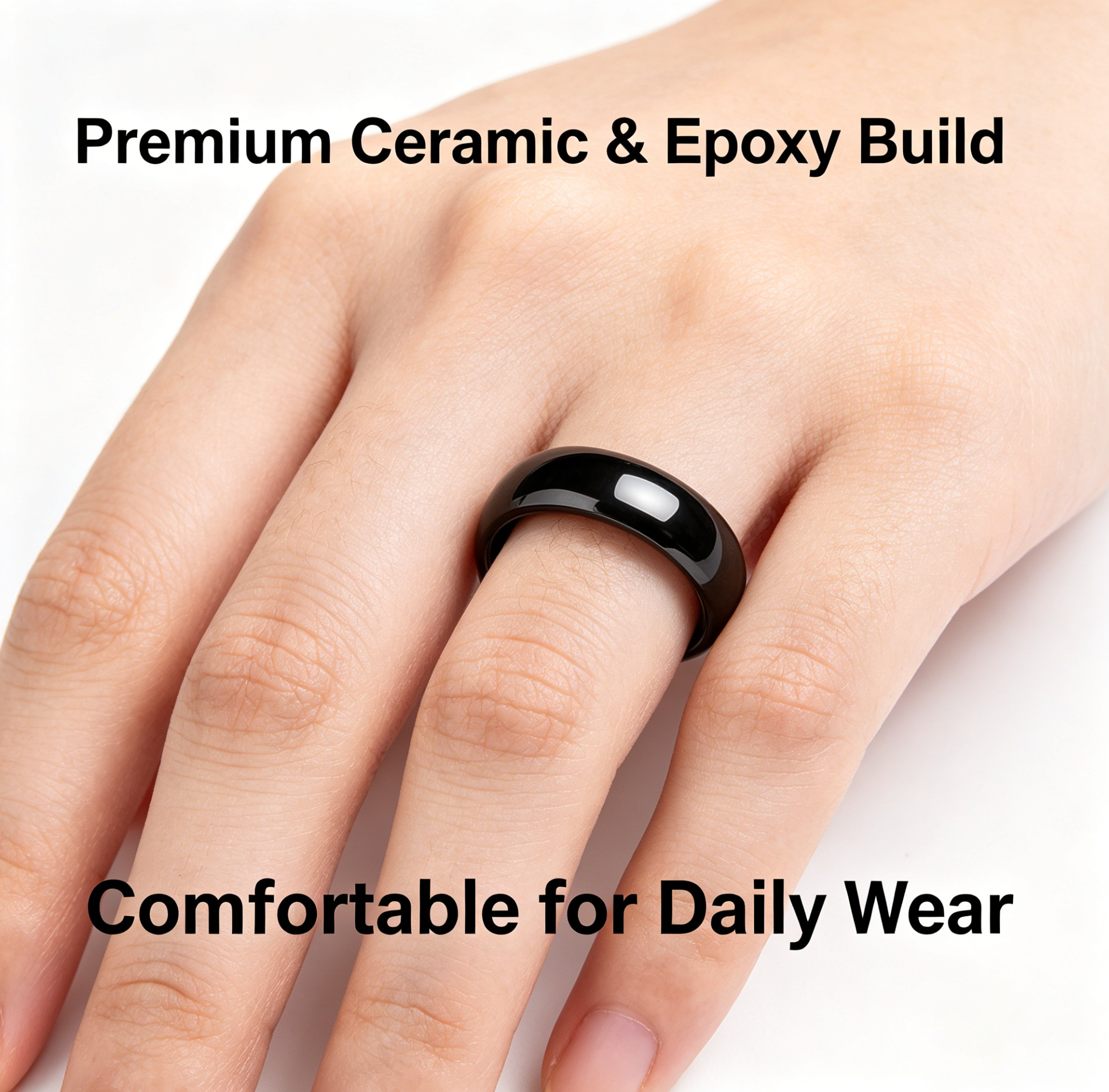خاتم ذكي من السيراميك بالكامل  - مراجعة Smart Ring Nfc Pay وسعره