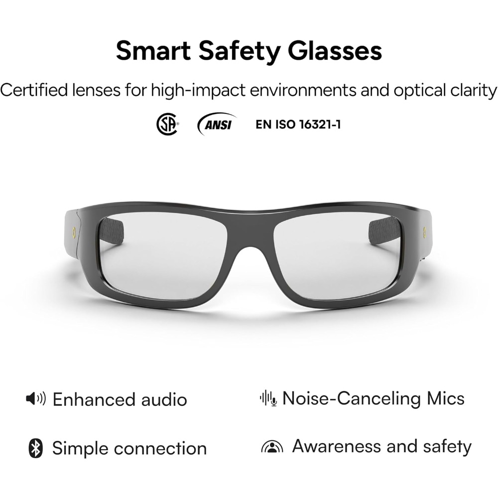 نظارات ذكية آمنة مع عدسات متكي - مراجعة Smart Glasses Lens وسعره