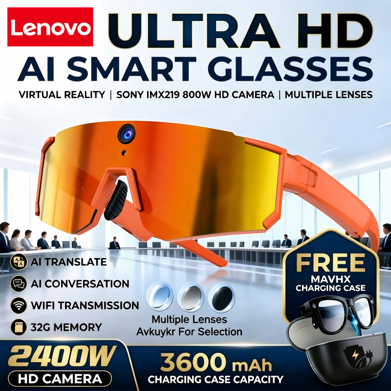 نظارات لينوفو الذكية بتقنية ال - مراجعة Smart Glasses Lens وسعره