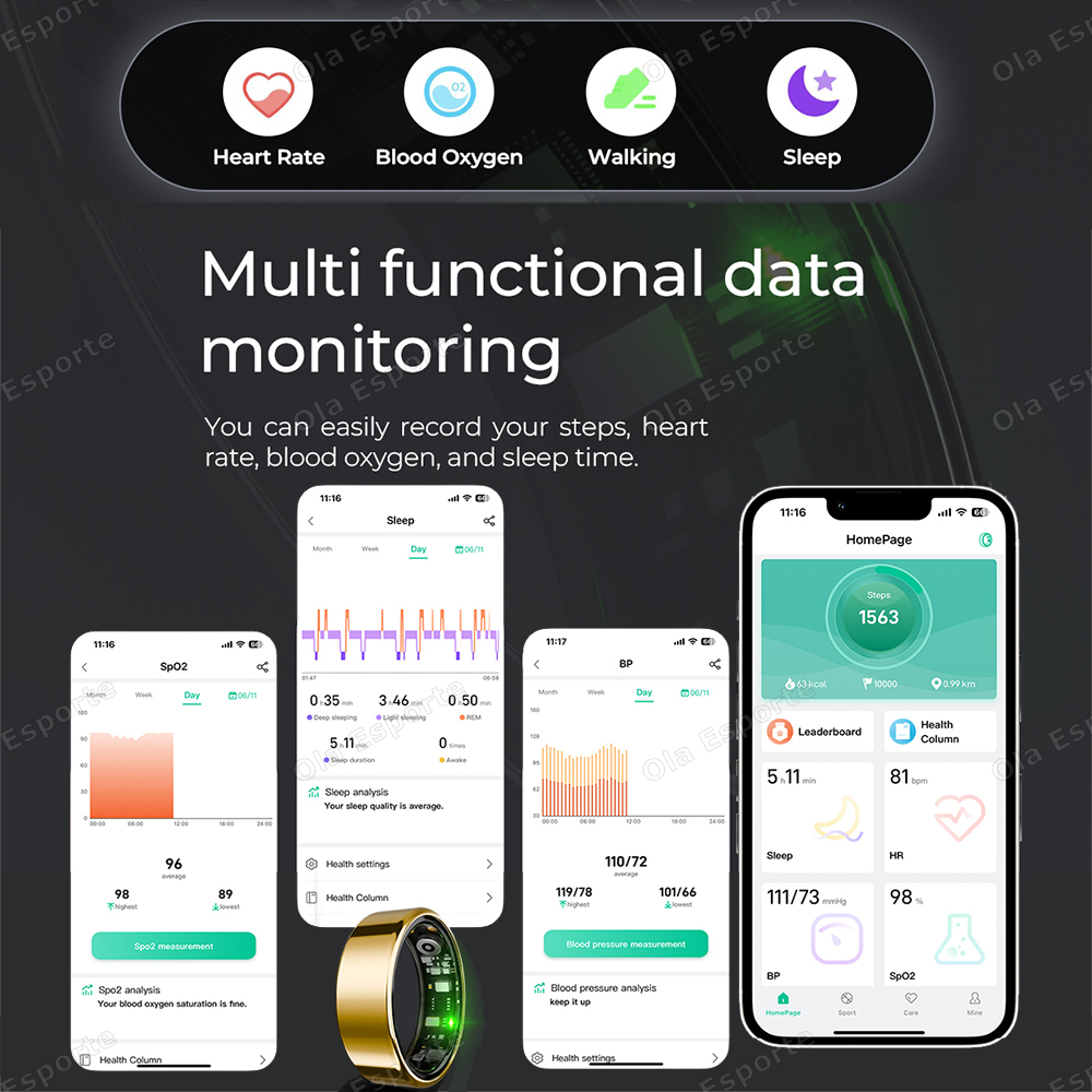 خاتم ذكي جديد R09 للرجال والنس - مراجعة Temperature Ring Skin وسعره