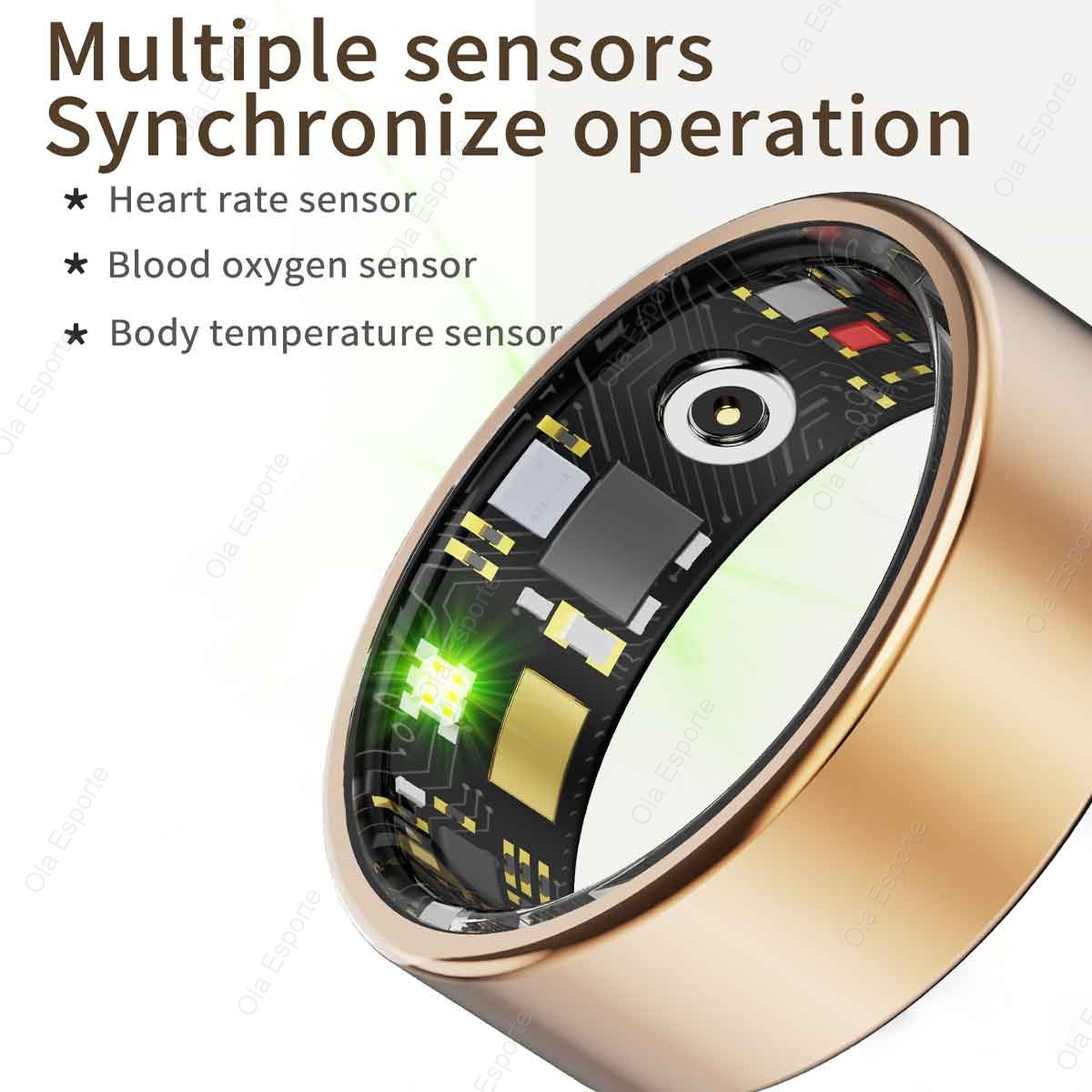 خاتم ذكي جديد R09 للرجال والنس - مراجعة Temperature Ring Skin وسعره