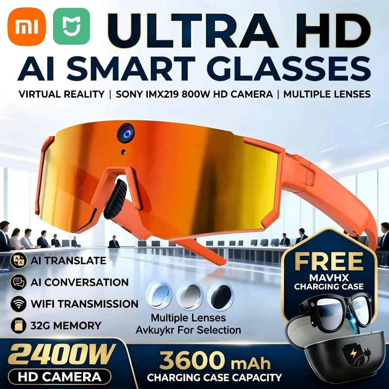 نظارات ذكية Mijia للدراجات مع  - مراجعة Smart Glasses Lens وسعره