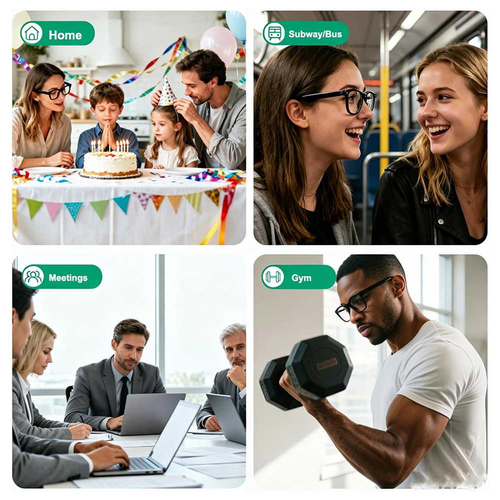 2026 غطاء خفيف LED حاصرات ضوء  - مراجعة Smart Glasses Lens وسعره